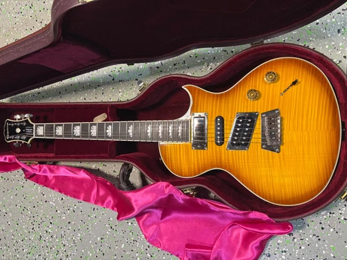 Epiphone Nighthawk Custom Reissue – Honey Burst – Versatile Tone, Great Conditio