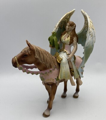 Schleich Bayala Elf Fairy SURAH w/HORSE w/Parrot Figures 2006 Retired 70416