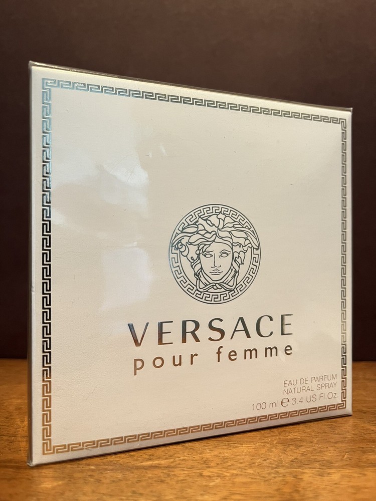 VERSACE POUR FEMME SIGNATURE 3.4 OZ / 100 ML Eau De Parfum Spray Sealed Box RARE