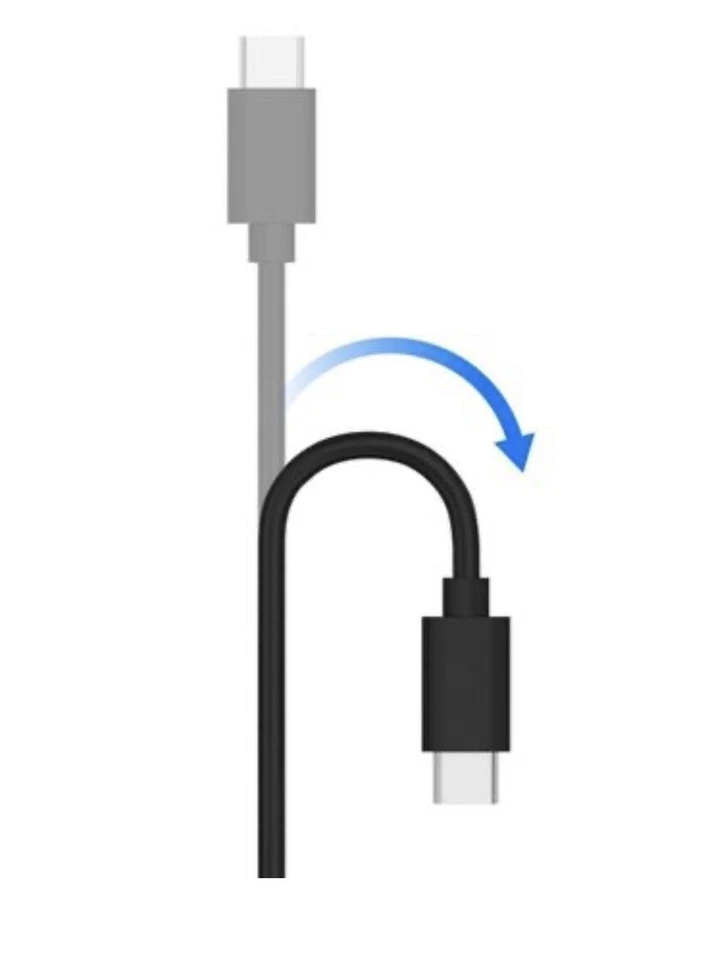 Cable Cargador Tipo-C a USB-A Negro (¡4 PIES DE LARGO!!) Foto 4 de 4