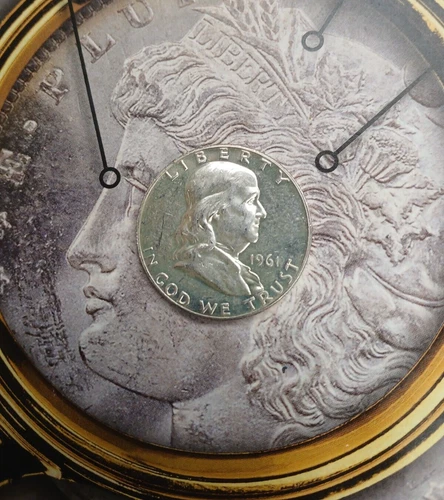 Silver 1961 Franklin Proof Half Dollar   TP-8775