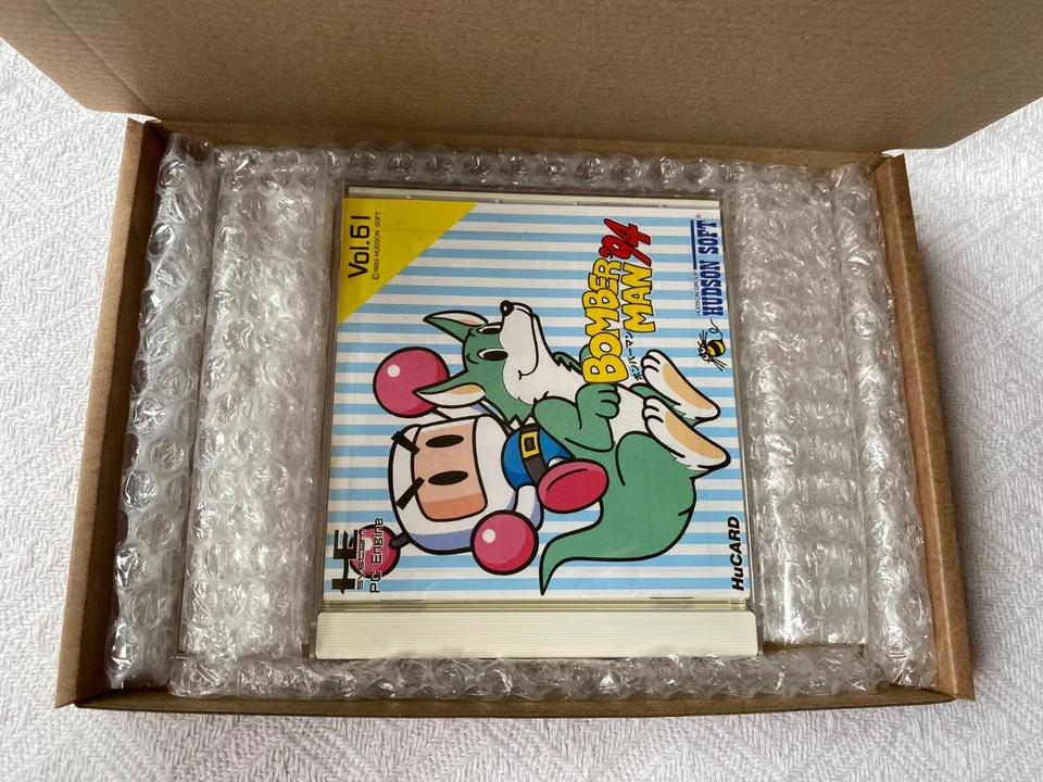 Bomberman 94 PC Engine - HuCard VGC CIB - High Quality Packing - Tracked - Image 3 of 4