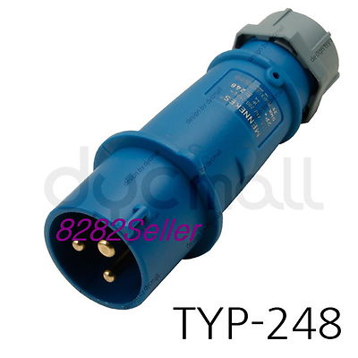 MENNEKES TYP 248 Part no.248 [IP44 230V 16A 2P+E] Screw terminals single body