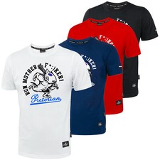 PRETORIAN T-Shirt Uomo Pit Bull MMA Hooligans Boxe Muay Thai Bully RUN