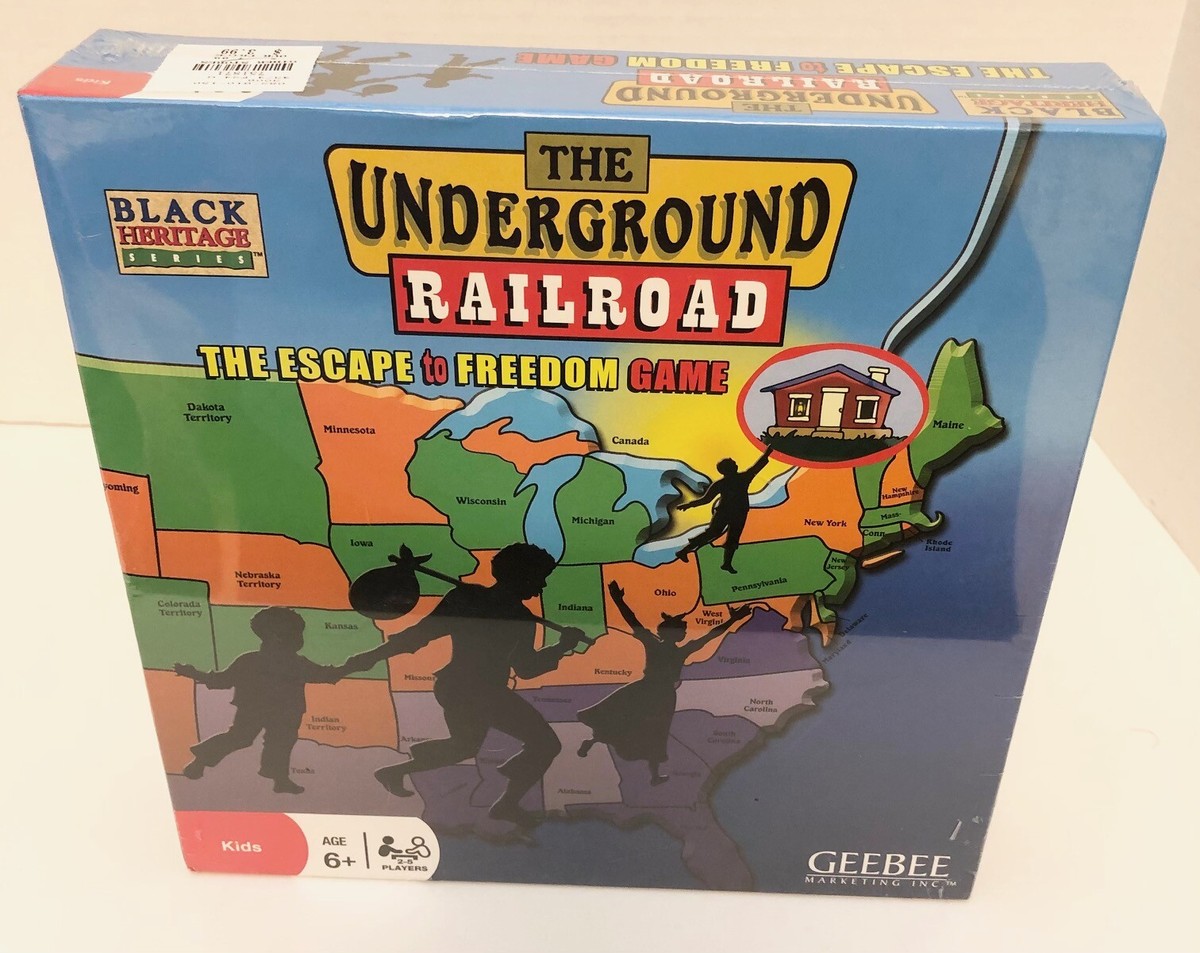 THE UNDERGROUND RAILROAD Escape To Freedom Game NEW Black