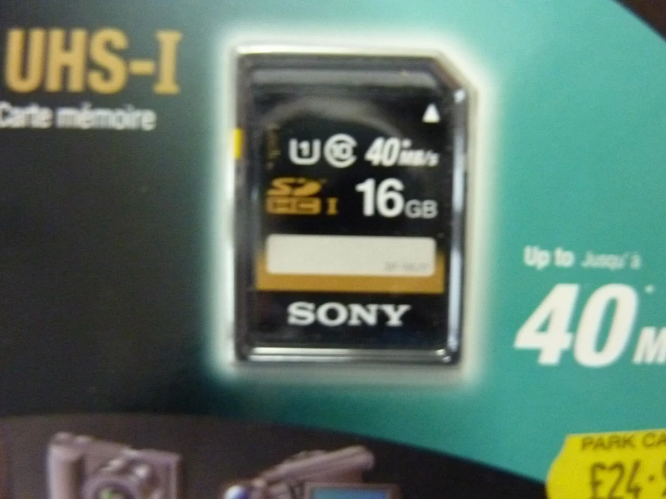 SONY 16GB SDHC UHS-I Memory Card 40 MB/s Class 10 FULL HD - Image 3 of 4
