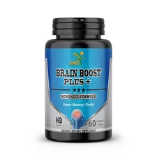 Nootropic Brain Booster - Improve Memory, Clarity & Focus Supplements Organic