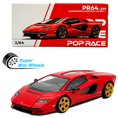 Pop Race 1:64 Lamborghini Countach LPI 800-4 Red #259