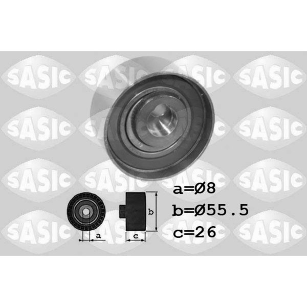 Sasic Spannrolle Zahnriemen Passend FüR Alfa Romeo Mito Fiat 500 Doblo Fiorino-image
