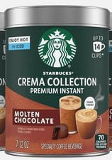 Starbucks CremaCollectionPremium Instant Molten Chocolate Flavored Coffee, 7.12