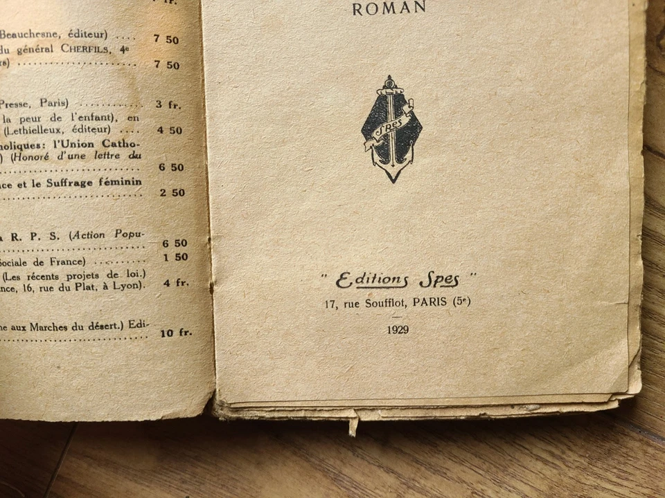 Livre Roman L'AGONIE De COSMOPOLIS Bessières / Science Fiction SF ancien 1929 - Photo 3/4