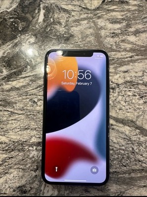 Apple iPhone X 64GB Black MQAJ2LL/A AT&T Network Locked Bluetooth Wi-Fi iOS Bar