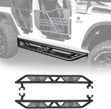 Running Boards Side Steps Rock Sliders for Jeep Wrangler JK Unlimited 07-18 4Dr