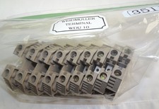(LOT OF 9) WEIDMULLER WDU 10 TERMINAL BLOCKS 1020300000 600V 57A 18-6 AWG (351)
