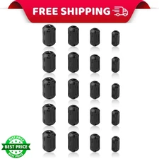 20 Pack Ferrite Chokes Bead Ring Core RFI EMI Noise Suppressor Filter Cable Clip