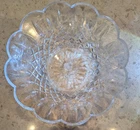 Waterford LISMORE Crystal BOAT Scalloped Edge Signed 9”x4”  Vintage