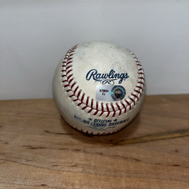 Boston Red Sox Game Used Baseball 4/2/12