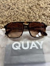 New Quay On The Fly Sunglasses w/Tortoiseshell Frame W/ Case