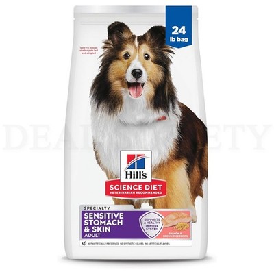 Hill's Science Diet Adult 1-6 Sensitive Stomach & Skin Dry Dog Food Salmon 24lb