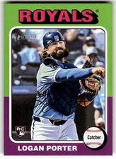 2024 Topps Heritage #625 Logan Porter Kansas City Royals RC Baseball