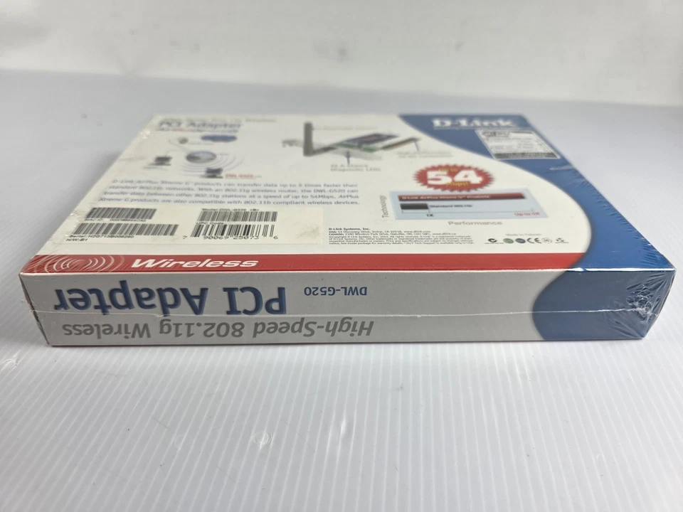 New D-link Air Plus Wireless Network DWL-G520 - 2.4GHz Wireless, PCI Adapter - Image 4 of 4