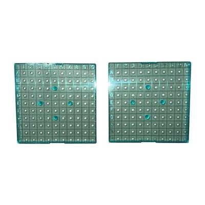 1989 MB Electronic Battleship Replacement Target Grids 2 Teal Peg Boards Only