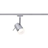 Paulmann Pipe Hochvolt-Schienensystem-Leuchte Urail GU10 10 W Led Chrom (Matt),