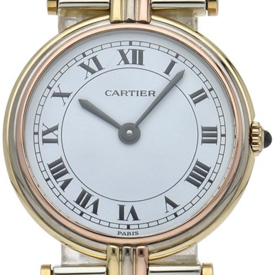 CARTIER Vendome SM Trinity Uhr Trinity Armband 86533576 K18YG/K18WG/K18PG...
