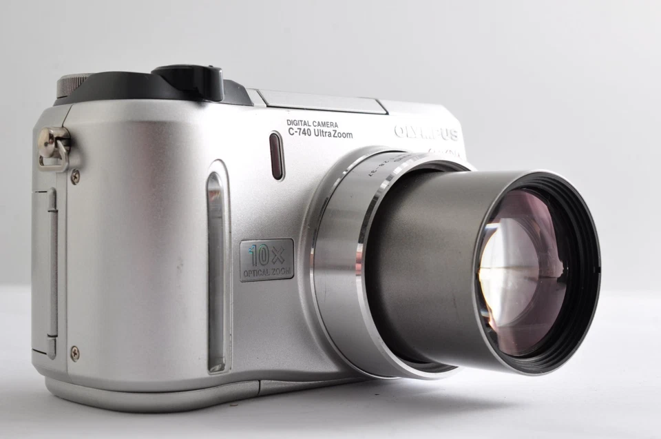 Olympus Camedia C-740 Silver 3.2MP Ultra Zoom 10x [Exc+4] Japan / 1550D#0 - Image 4 of 4