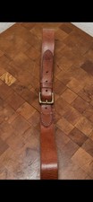 VTG Ralph Lauren Polo Leather Belt Vegetable Tanned Italian Saddle