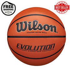 Wilson Evolution 29.5  Official Indoor Basketball Composite Leather Game Ball