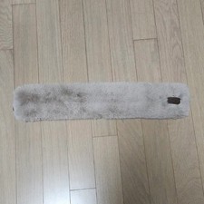 Handmade Bunny Fur Scarf - Adjustable Magnet Closure