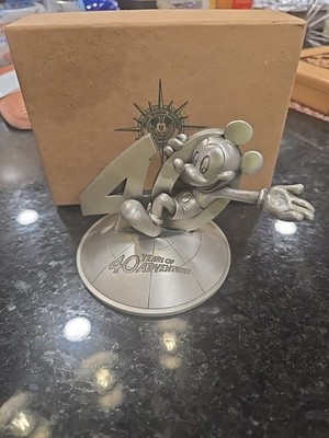 Disneyland Disneyana 1995 Pewter Mickey Mouse SE Figurine 40 Years Of Adventure