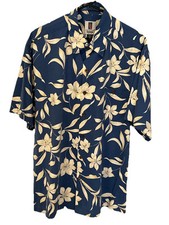Vintage Tori Richard Shirt Men’s Short Sleeve Button Up Floral Made in USA Large