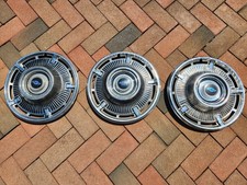 Vintage Chevrolet Wheel Hub Caps Three For 1965 Chevy Impala Biscayne-14