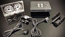 Sony Cassette Walkman WM-EX633 remote control headphone jack music player