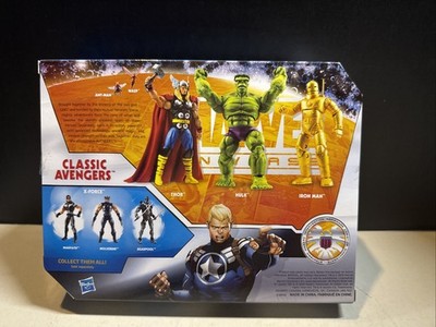 Hasbro Classic Avengers IRON MAN HULK THOR Action Figure 3 Pack