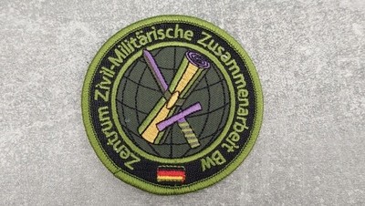 Bundeswehr Aufnäher Patch Zentrum Zivil Militärische Zusammenarbeit Bw