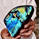 2.55LB Top natural Labrador flash moonstone quartz crystal mineral specimen — photo 7