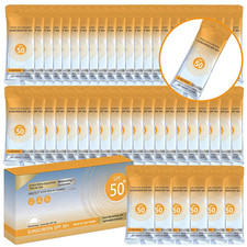 50 Pcs Travel Size Sunscreen SPF 50 Bulk Mini Sunscreen for Face  Body Ligh