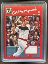 2023 Panini Donruss Carl Yastrzemski Retro 1990 Jersey Red #/99 Sox