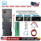 JK Inverter BMS 8-16S 100-300A Li-ion/Lifepo4 Energy Storage 1A/2A Balance Lot