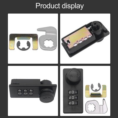 Security Lockset with 3 Digit Combination Password Reliable and Convenient