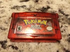Pokemon Ruby GBA Game Boy Advance 100% Authentic - New Battery 100% WORKING!