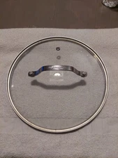 Gotham Steel Tempered Glass 9.5 Inter Lip 9-3/4 Outer Lip Replacement Lid