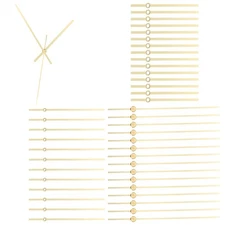 20 Set Aluminum Clock Hands Kit for Repair DIY, Gold Style 9