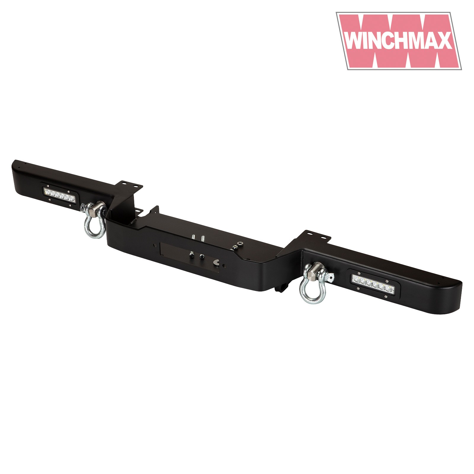 WINCHMAX LAND ROVER DEFENDER WINCH BUMPER WITH LED’S AND 2 SHACKLES – FITS WI...