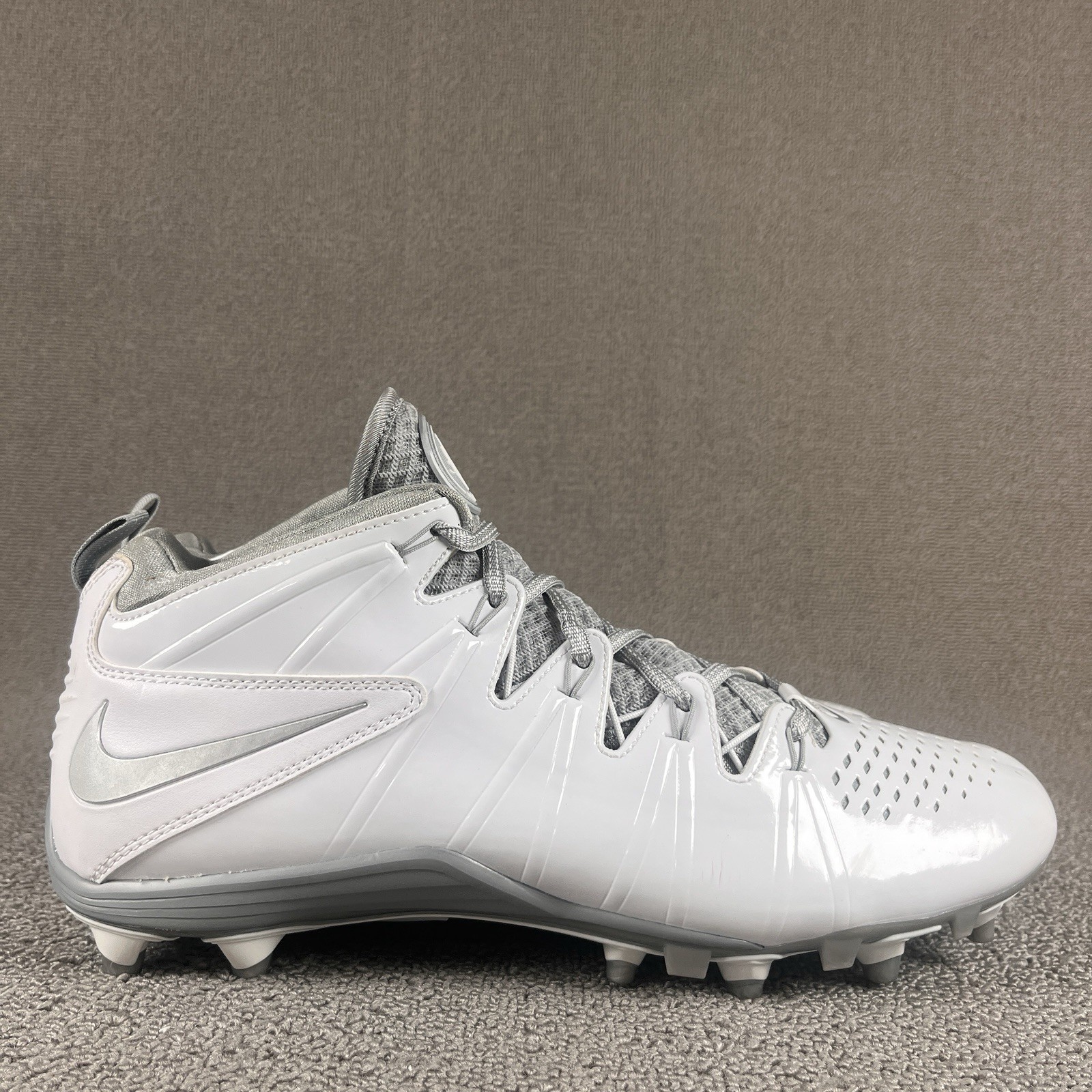 Nike Huarache 4 Lacrosse Shoes Mens Sz 11 White Sports Cleats 616296-100 thumbnail 9