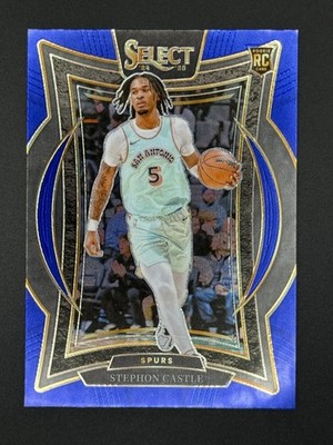 2024-25 Panini Select - Concourse Stephon Castle #72 Blue (RC)