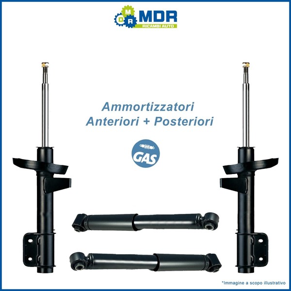 Set 4 StoßDäMpfer Vorne + Hinten FüR FüR Peugeot 407 04-&Gt-image